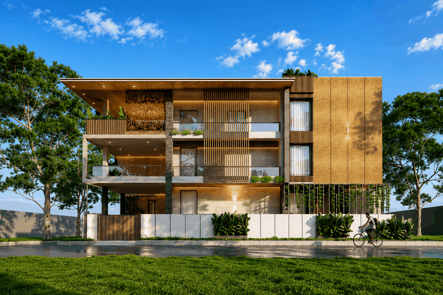 Modern front elevation design